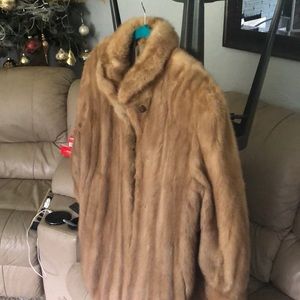 Genuine Mink Fur Coat - Certified Real Fur